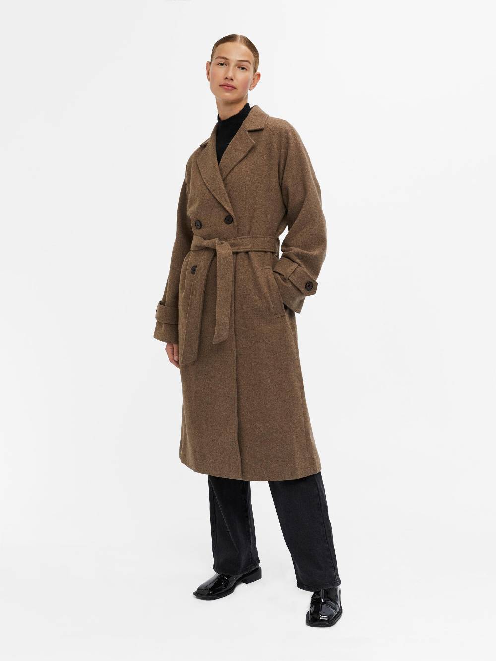OBJECT Between-Seasons Coat 'OBJKeily' in Brocade Begrenztes Angebot
