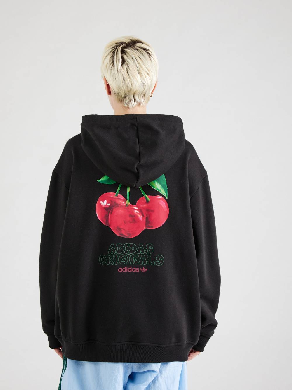 ADIDAS ORIGINALS Sweatshirt 'CHERRY' in Black Vatertagsangebot