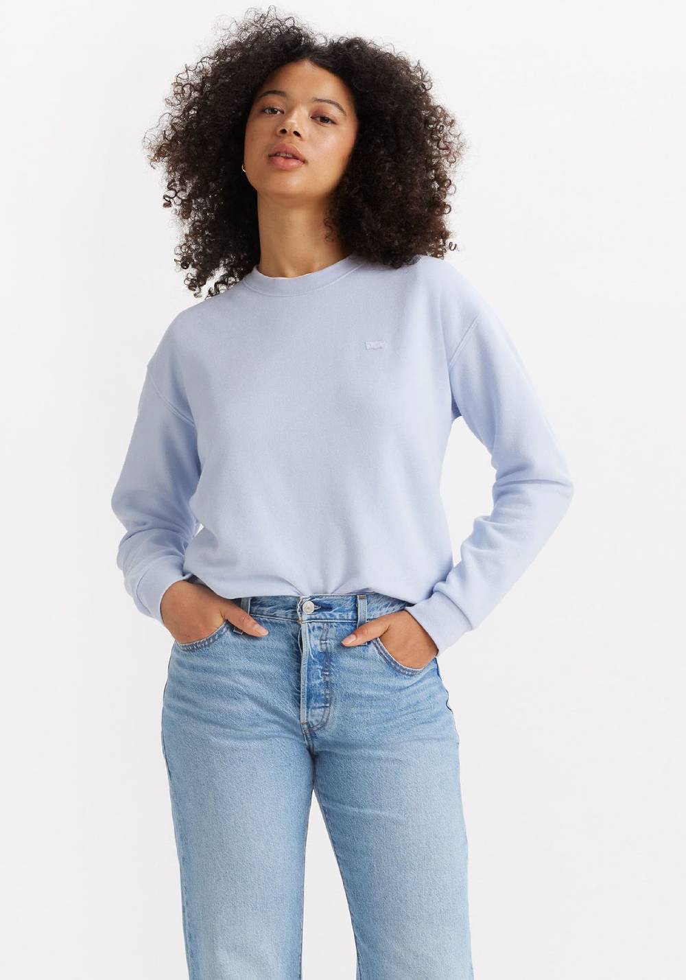 LEVI'S ® Sweatshirt 'Everyday Sweatshirt' in Lavender Exklusive Angebote