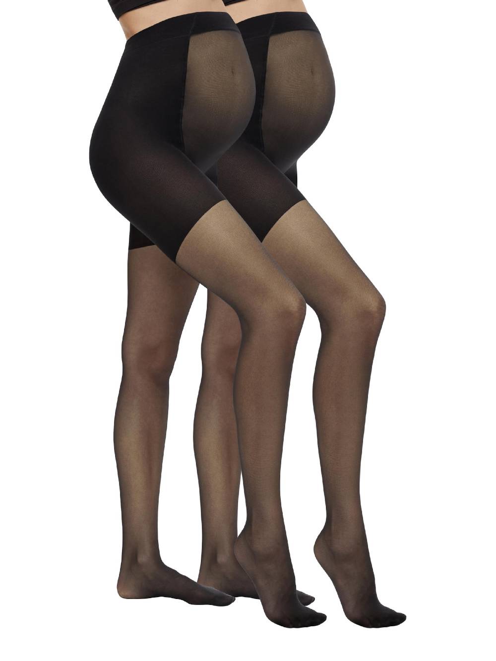 MAMALICIOUS Fine Tights 'Sabrina' in Black Bis zu 50% Rabatt