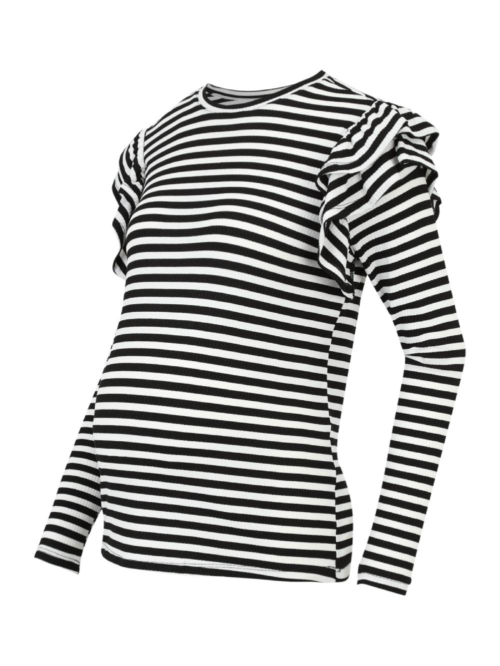 Only Maternity Shirt 'OLMEVIE' in Black Sonderangebot der Fabrik