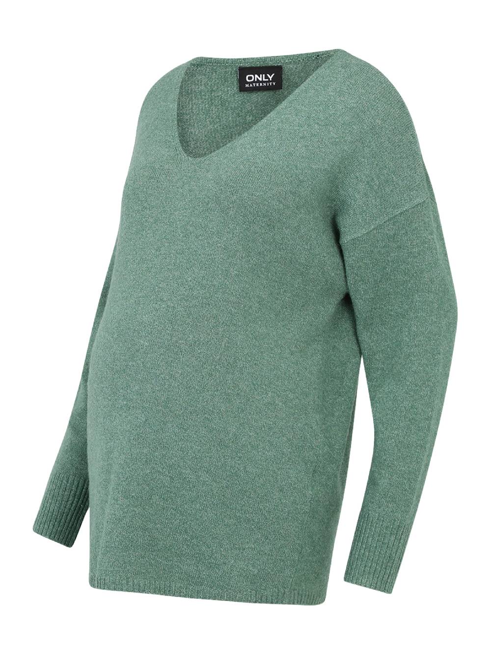 Only Maternity Sweater 'OLMRICA' in Jade Rabatte dieses Monats