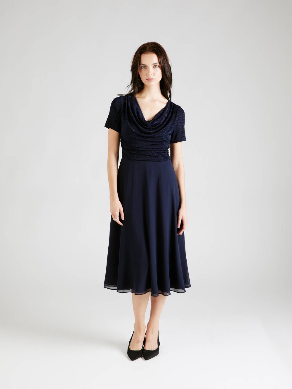 Vera Mont Cocktail Dress in Dark Blue Hotsell