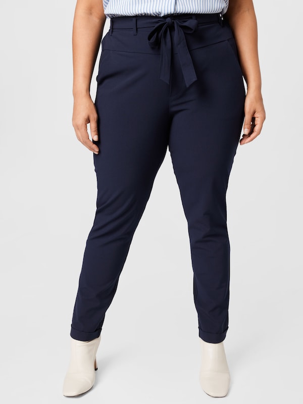 KAFFE CURVE Regular Pants 'Jia' in Ultramarine Blue Osterangebot