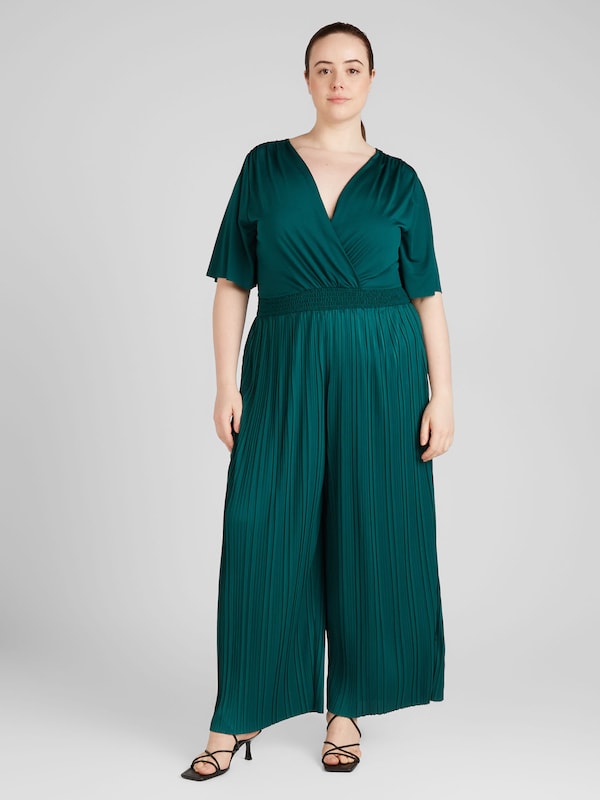 ABOUT YOU Curvy Jumpsuit in Dark Green Valentinstagsangebot