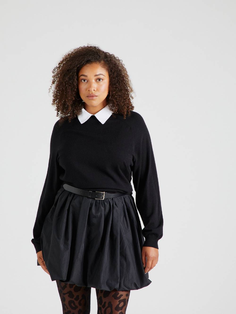 ONLY Carmakoma Sweater 'CARANGIE' in Black Top Angebot