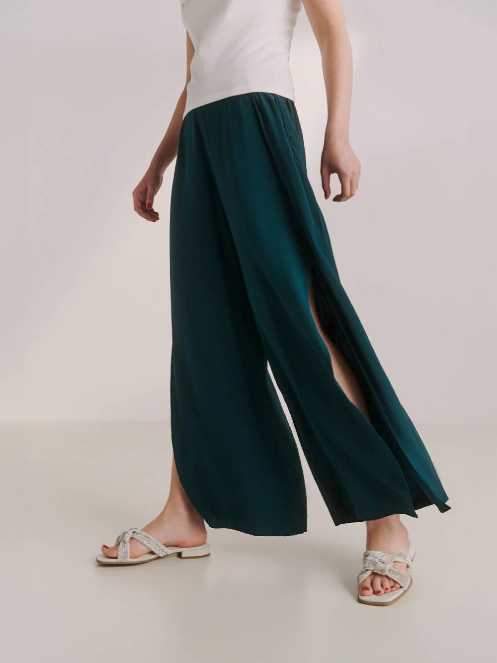 Guido Maria Kretschmer Women Loose fit Pants 'Darlin' in Emerald Wochenangebot