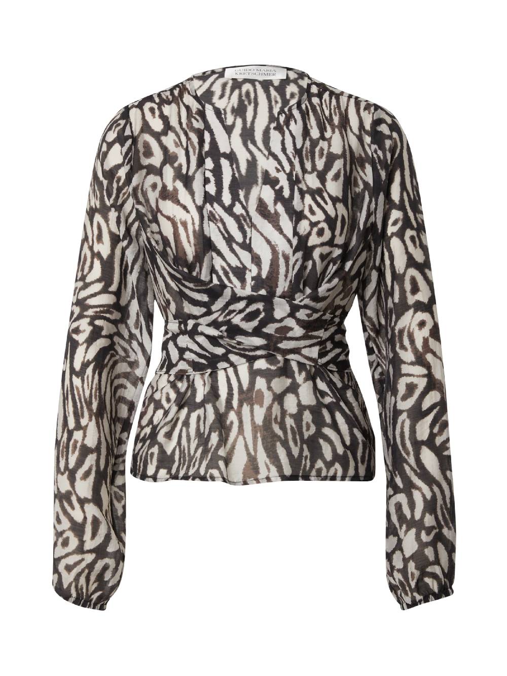 Guido Maria Kretschmer Women Blouse 'Christiana' in Black Sonderangebot der Fabrik