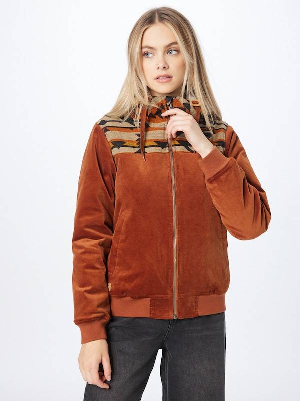 Iriedaily Between-Season Jacket in Rusty Red Vierteljährliche Förderung