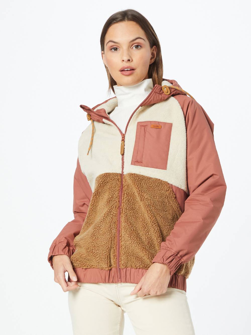 Iriedaily Between-Season Jacket 'Arctikmix' in Apricot 50% Rabatt mit kostenlosem Versand