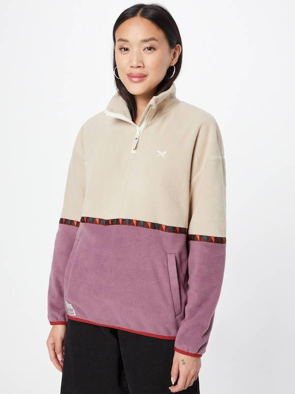 Iriedaily Sweater 'Holina' in Light Beige, Lavender Begrenzt auf 3 Tage