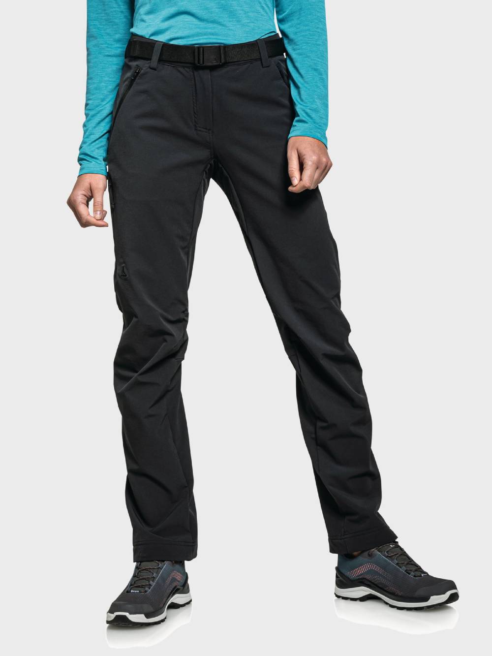 Schöffel Regular Outdoor Pants 'Taibun' in Black Outlet