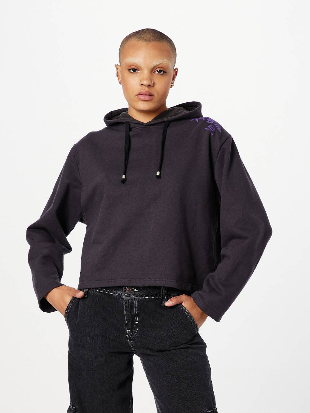 Rebirth Studios Sweatshirt 'Harry' in Anthracite Top Angebot