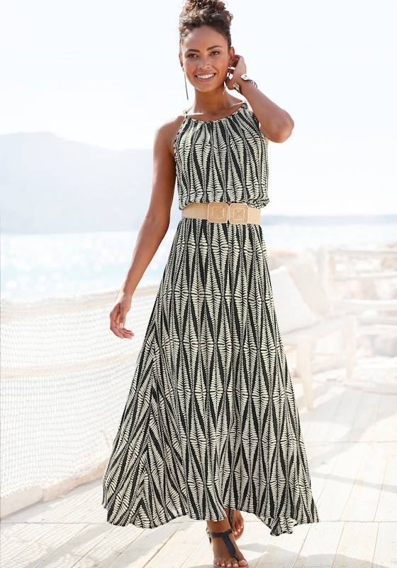 LASCANA Summer Dress in Sand