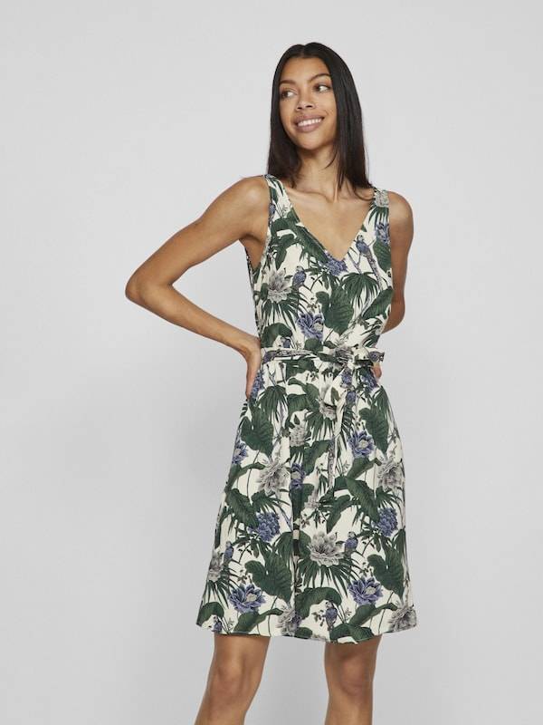 VILA Summer Dress 'VIKristina Laia' in Wool White Riesige Ersparnisse
