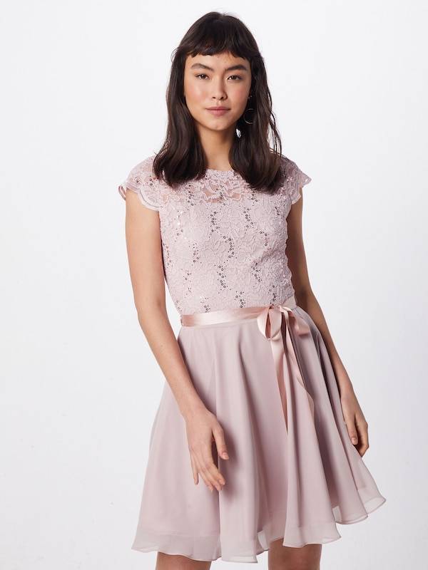 SWING Cocktail Dress in Powder, Dusky Pink Fabrikpreis