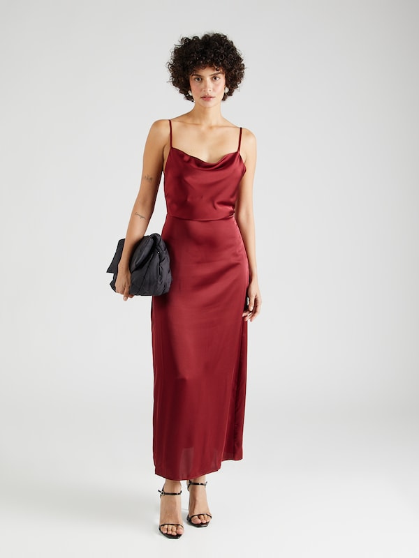 VILA Evening Dress 'VIRavenna' in Wine Red Online Shopping