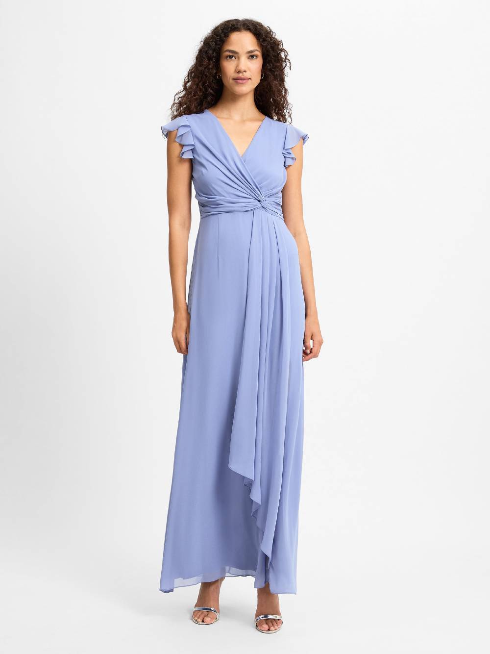 Marie Lund Evening Dress in Smoke Blue Exklusivangebot