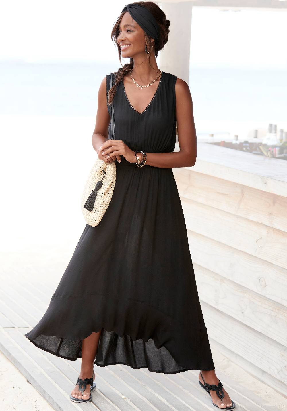 s.Oliver Evening Dress in Black Black Friday