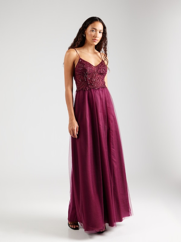 Laona Evening Dress in Ruby Red Exklusive Angebote