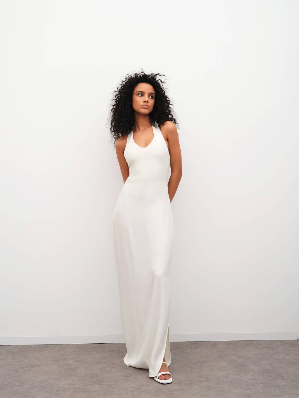 RÆRE by Lorena Rae Evening Dress 'Pina' in Off White Große Rabatte