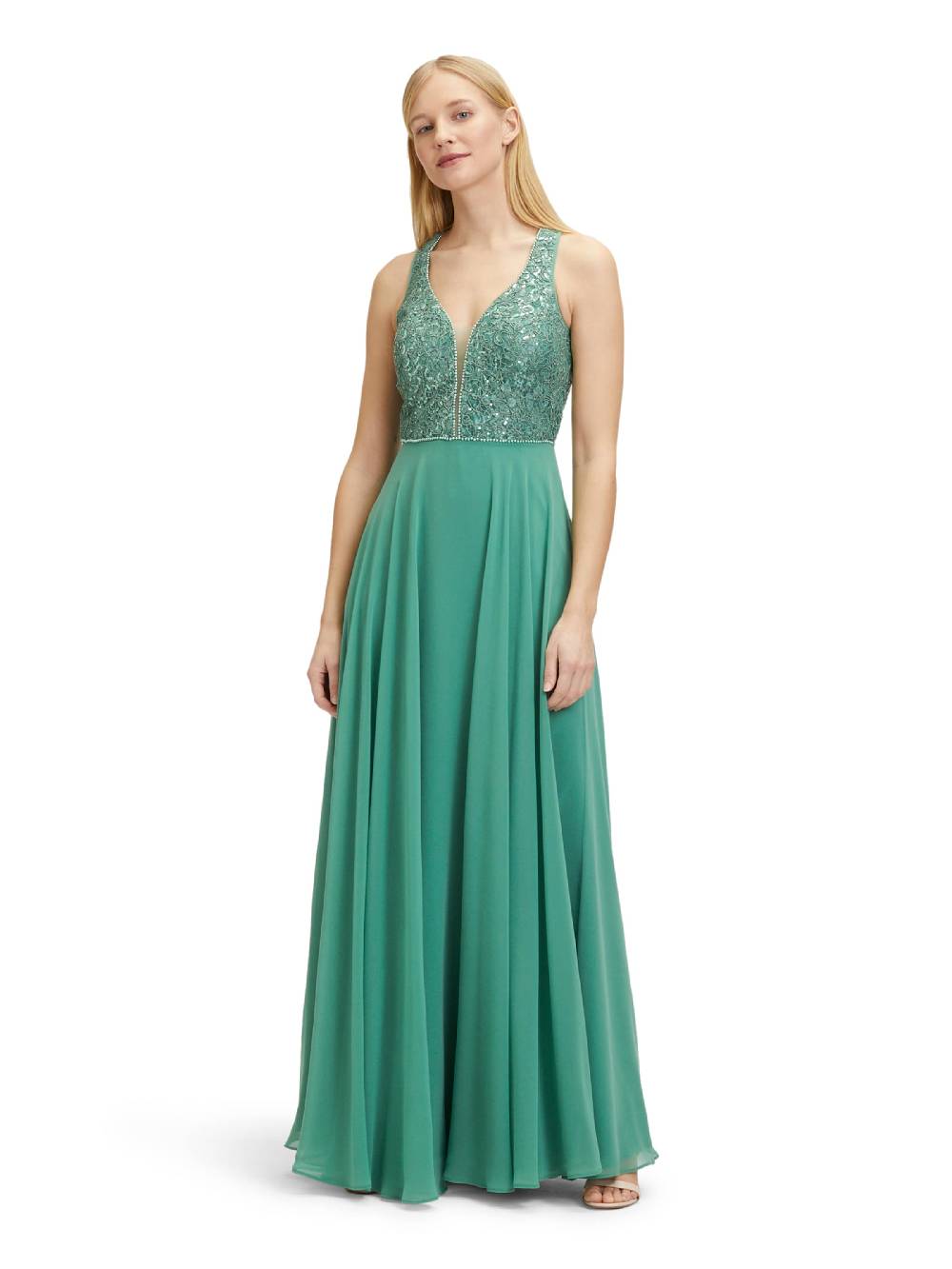 Vera Mont Evening Dress in Green Neuheiten