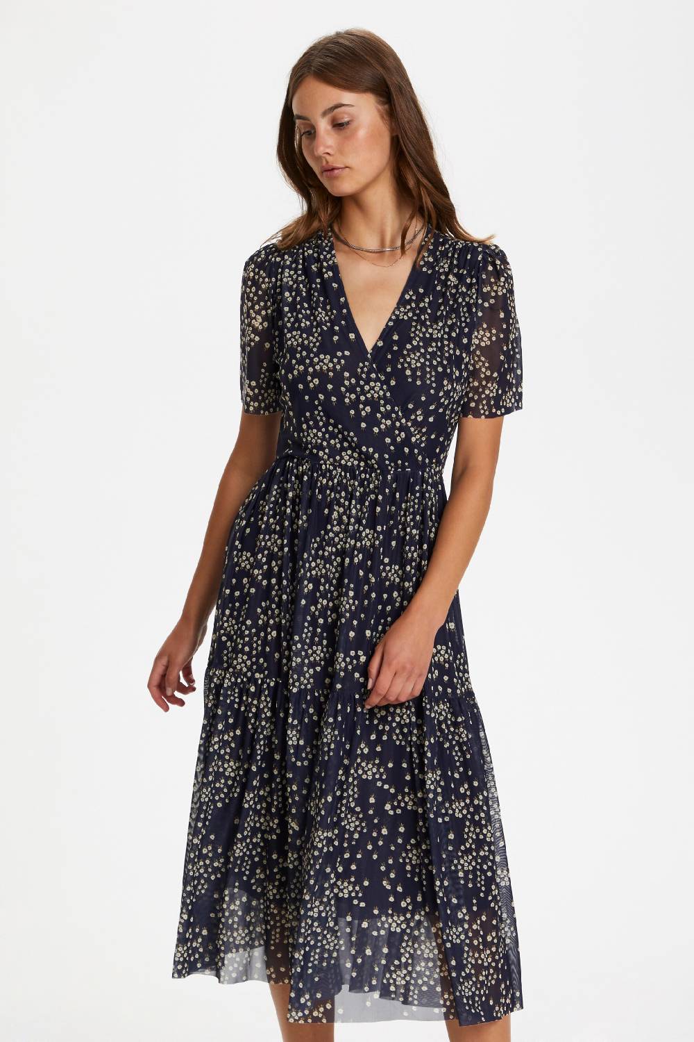 SOAKED IN LUXURY Dress 'Aldora' in Night Blue VIP-Rabatte