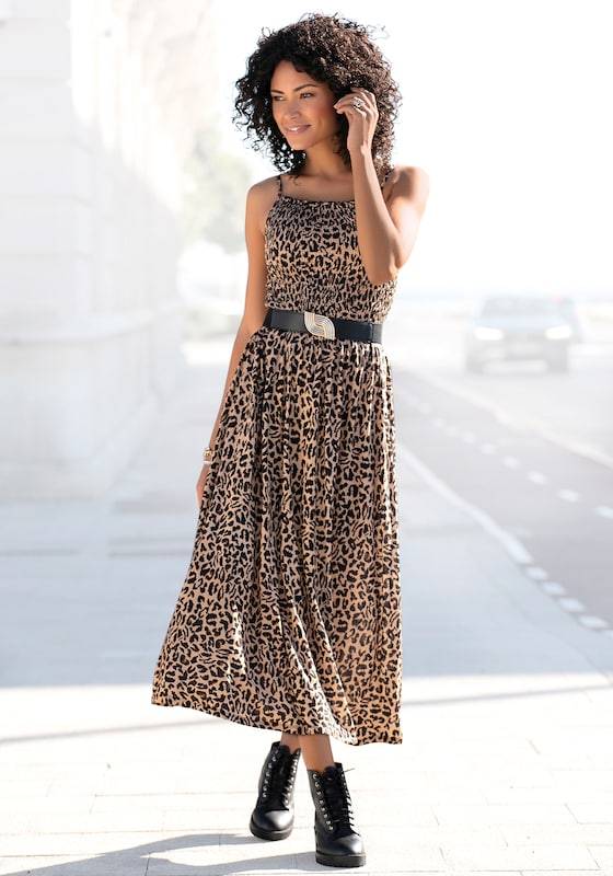 BUFFALO Dress in Brown, Light Brown