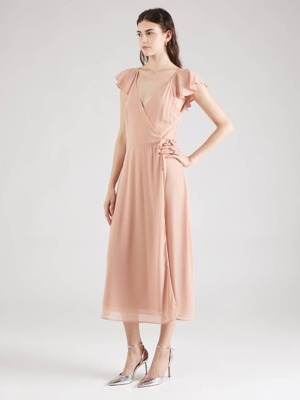 VILA Dress 'Bonan' in Dusky Pink Nur für heute