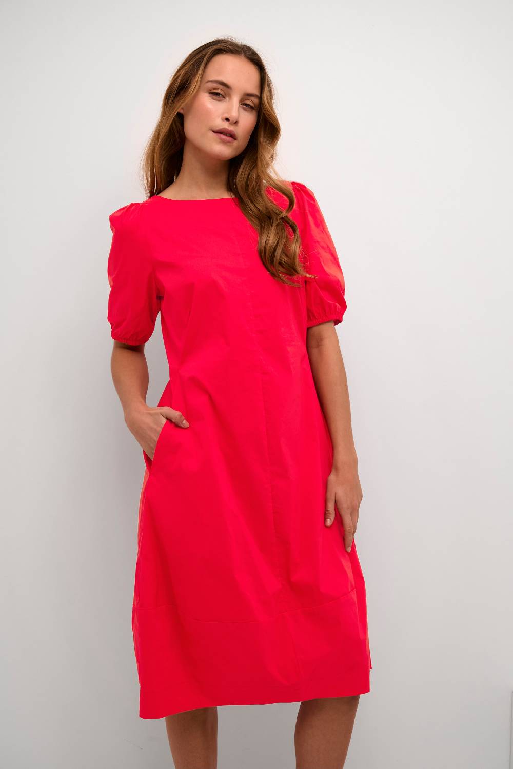 CULTURE Dress 'antoinett' in Cranberry Clearance-Verkauf
