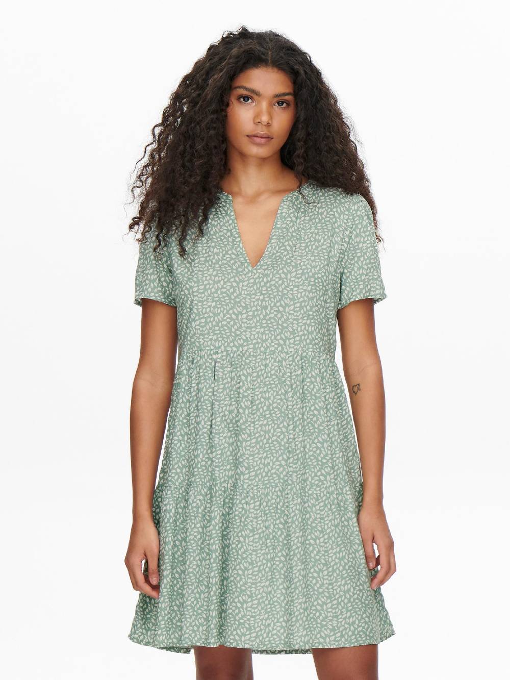 ONLY Dress 'ONLZally' in Pastel Green Fabrikladen