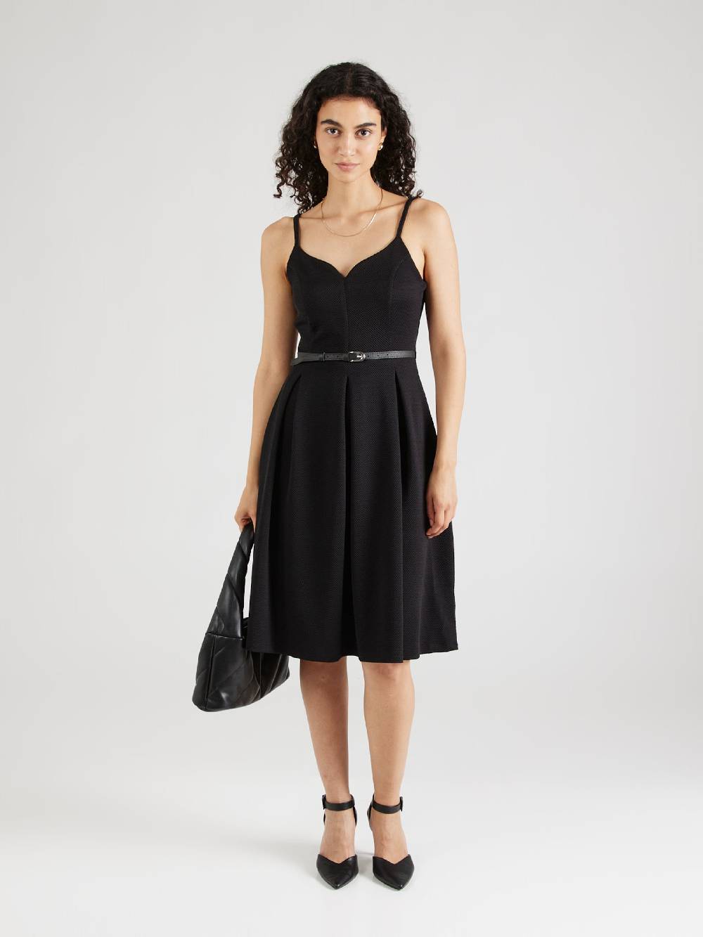 ABOUT YOU Dress 'Polly' in Black Auslauf