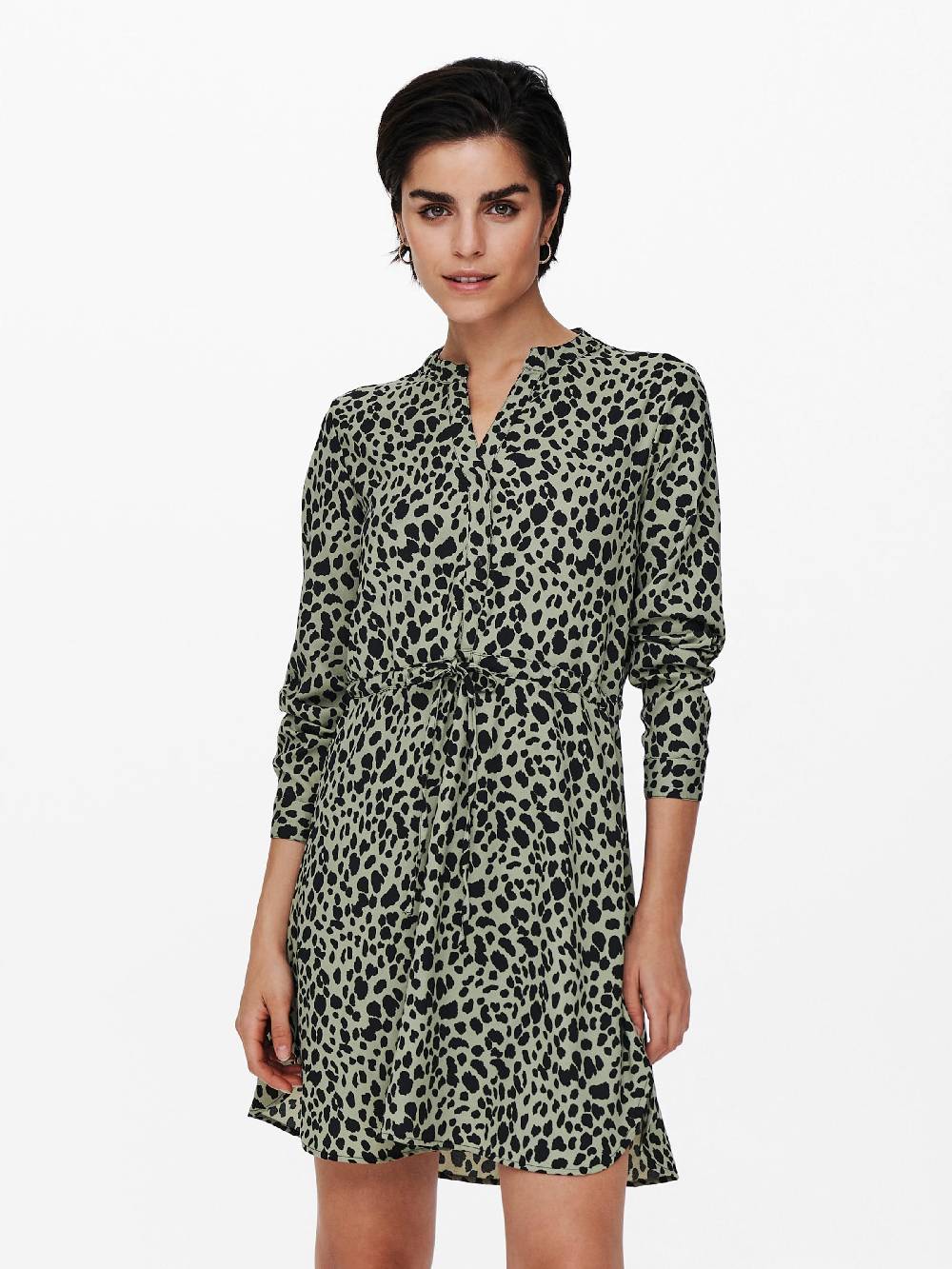 ONLY Shirt Dress 'Cory' in Light Green Fabrik Onlineshop