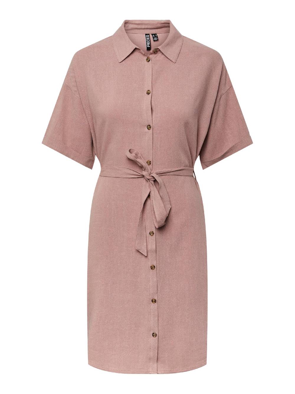 PIECES Shirt Dress 'Vinsty' in Dusky Pink Valentinstagsangebot