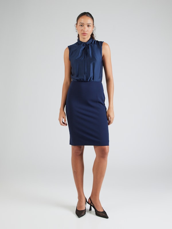SWING Sheath Dress in Marine Blue Blitzangebot