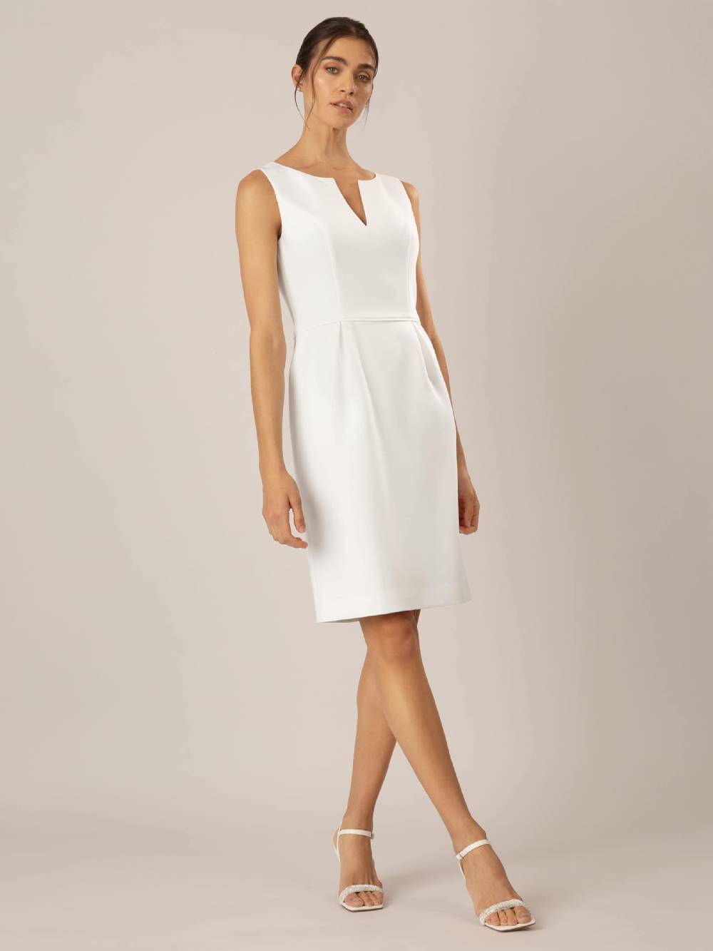 APART Sheath Dress in Cream Bestseller