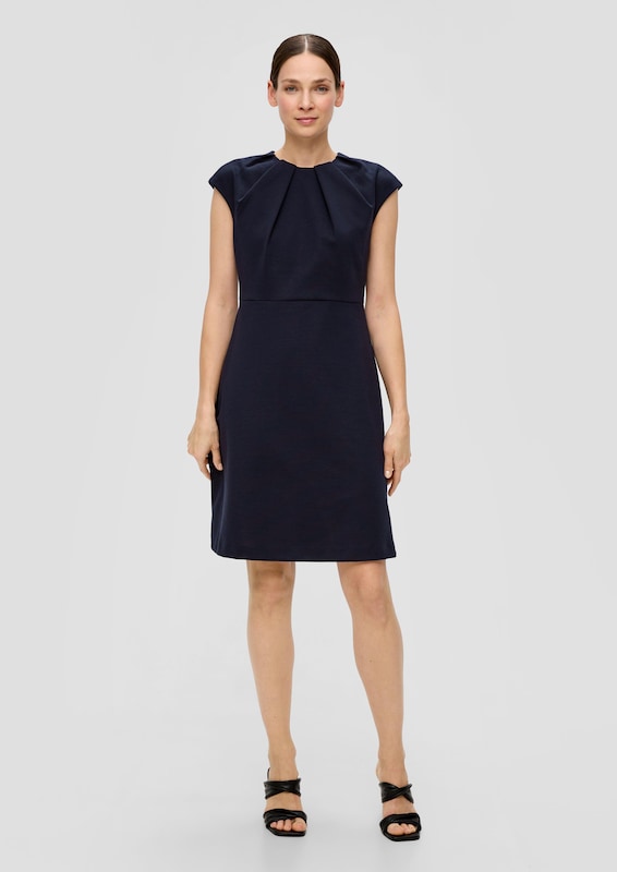 s.Oliver BLACK LABEL Sheath Dress in Navy Neueste Stile