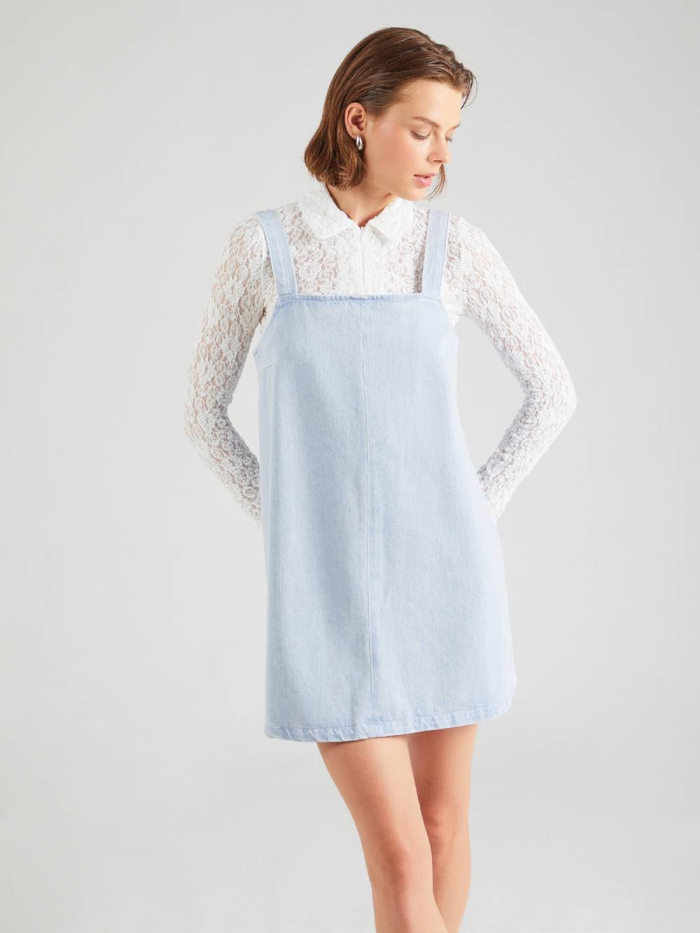 TOPSHOP Dress in Light Blue Hotsell