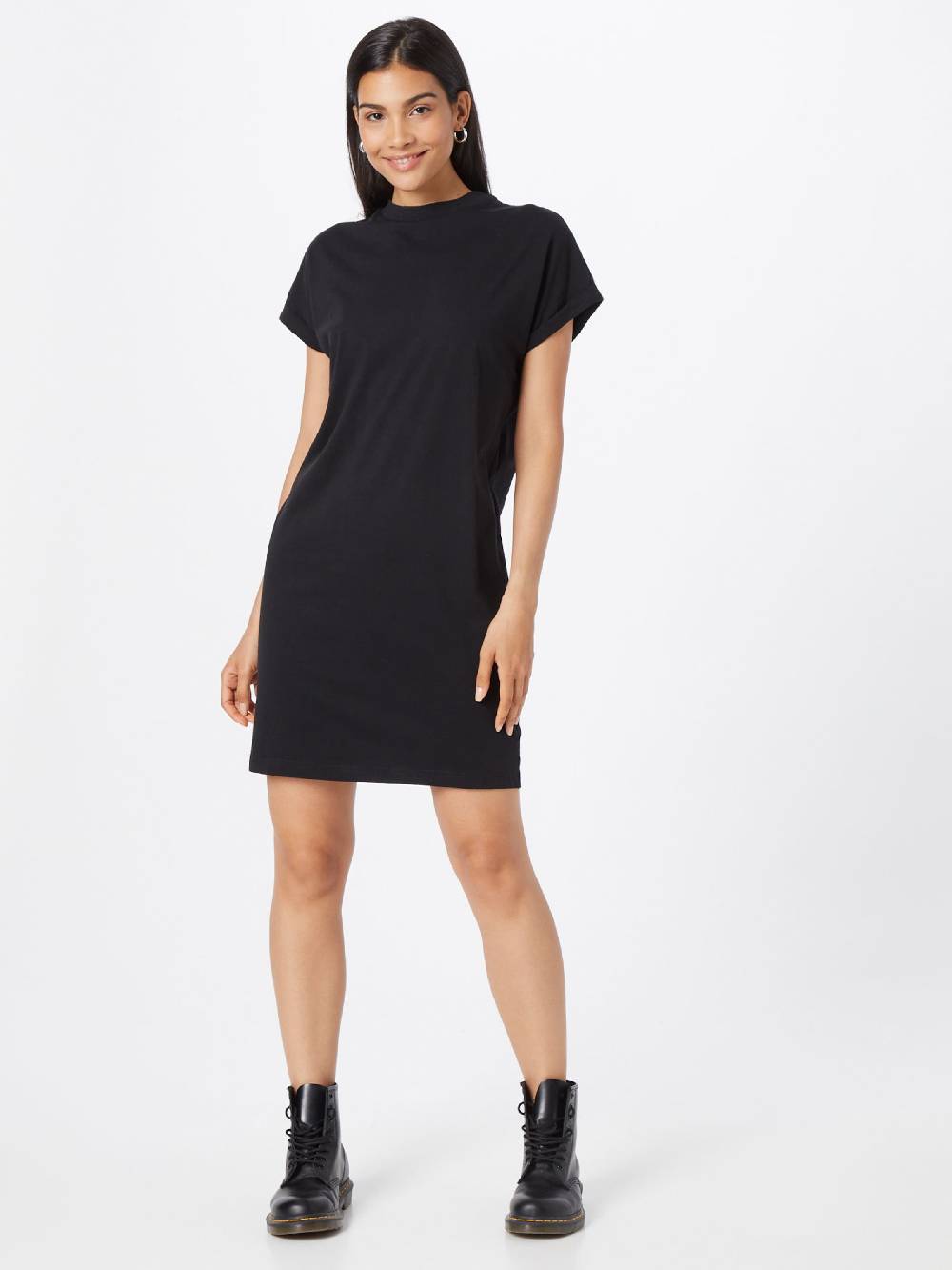 Urban Classics Dress in Black Fabrikverkauf