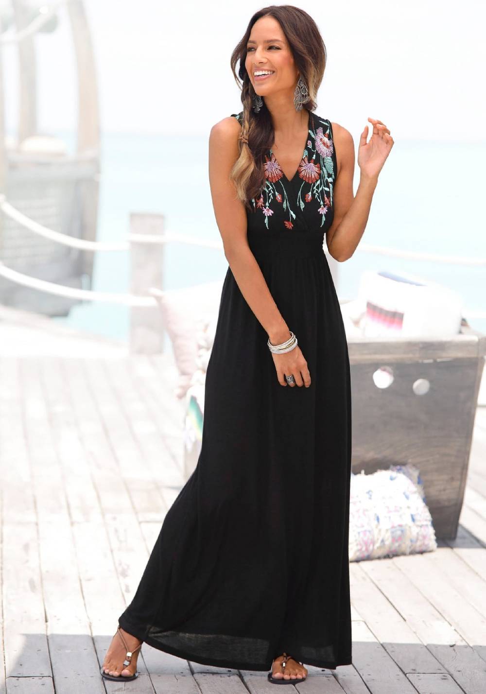 BUFFALO Dress in Black Sonderangebot