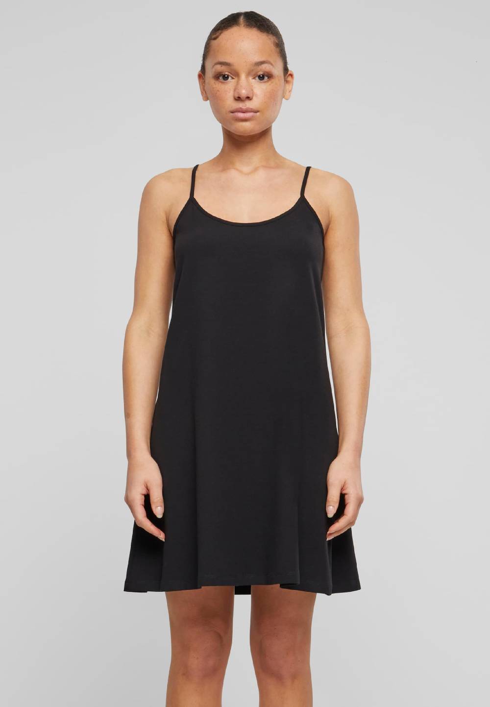Urban Classics Dress in Black Rabatt