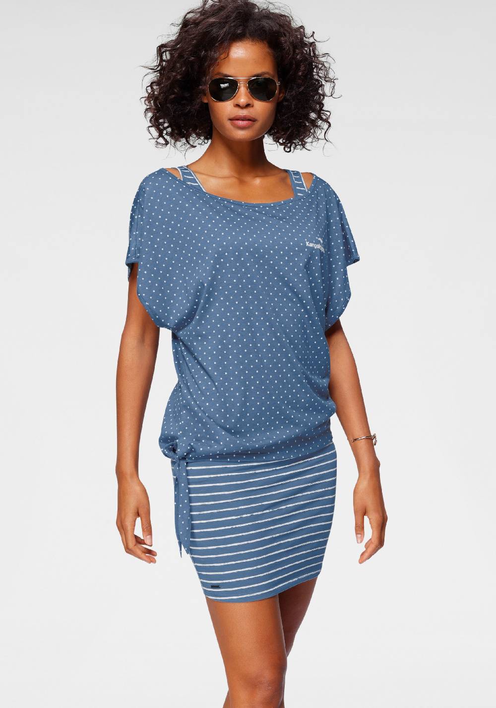 KangaROOS Dress in Smoke Blue Versandkostenfrei