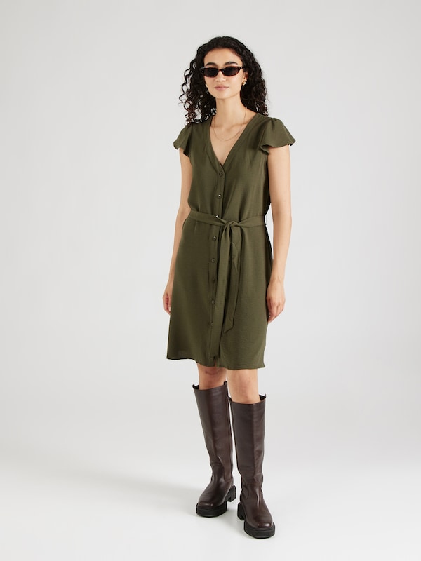 ABOUT YOU Dress 'Malin' in Khaki Großer Ausverkauf