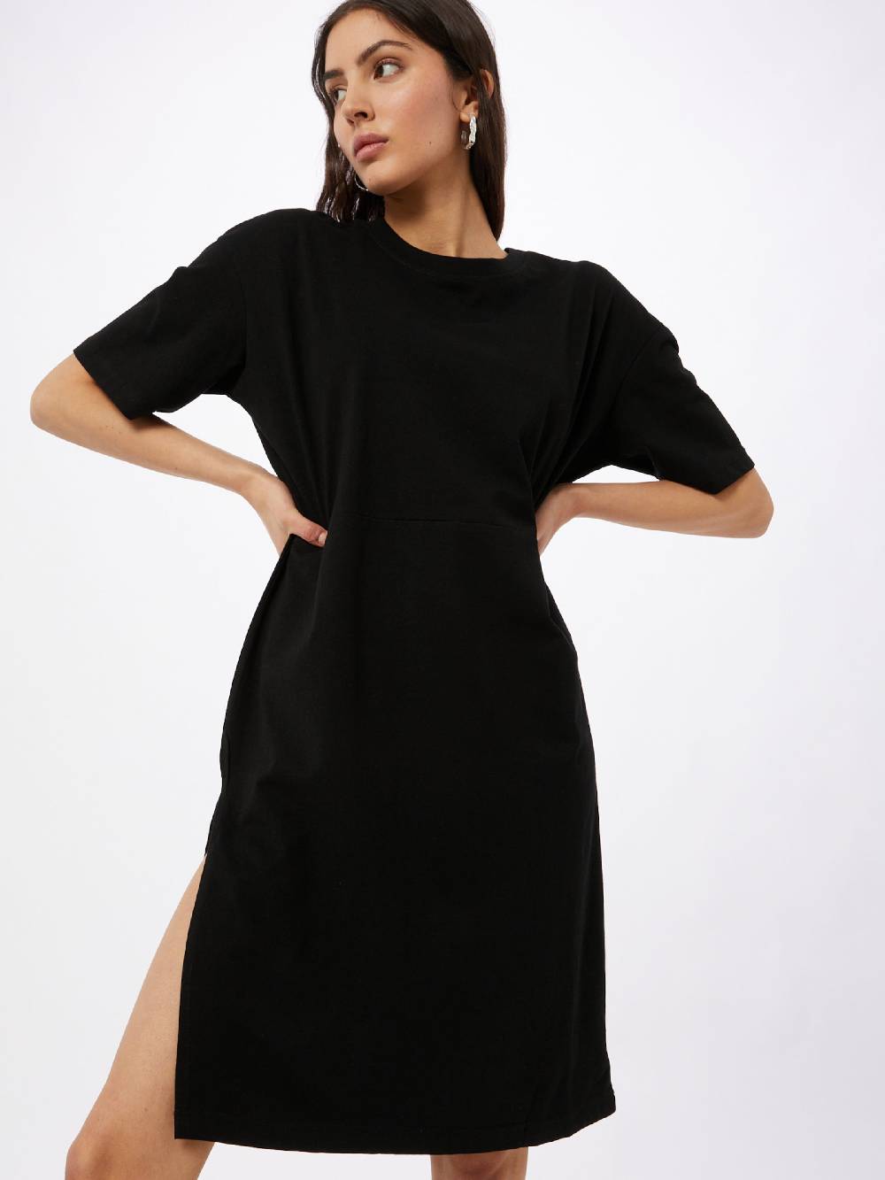Urban Classics Dress in Black Flash Sale