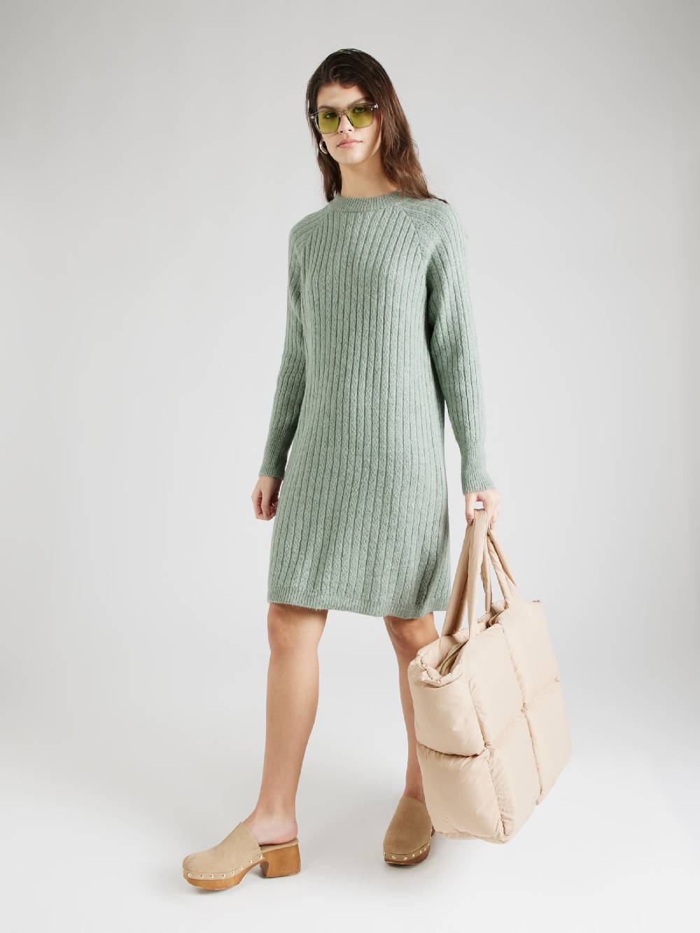 ONLY Knitted dress 'ONLJamelia' in Mint Lagerräumung