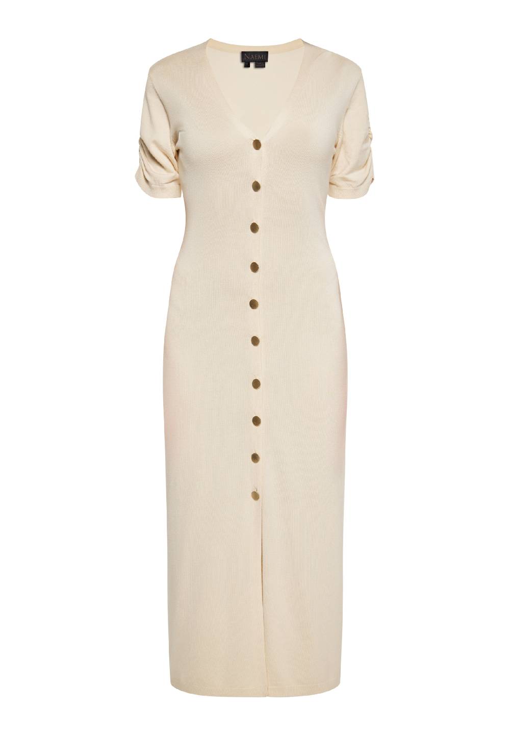 NAEMI Knitted dress in Ecru Neueste Mode