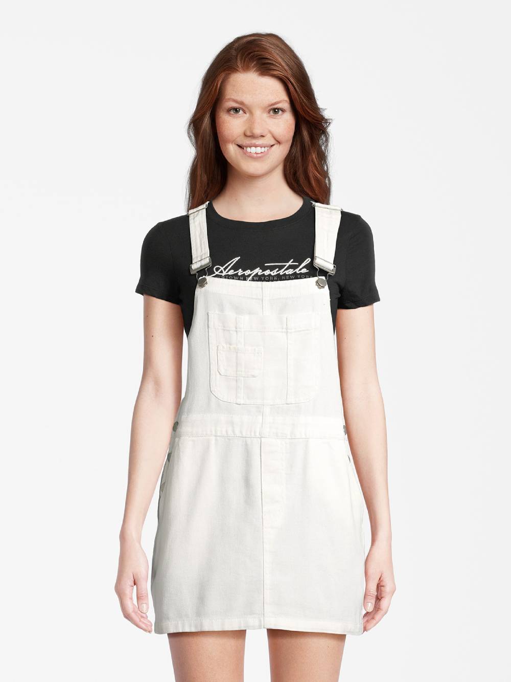 AÉROPOSTALE Overall Skirt in Ecru JETZT KAUFEN