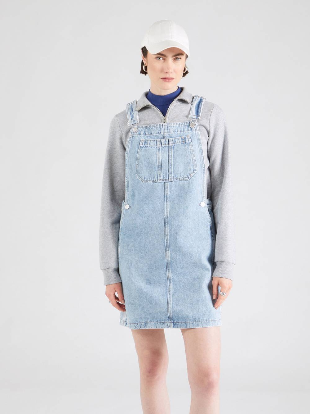 Marc O'Polo DENIM Overall Skirt in Light Blue Zeitbegrenzte Promotion