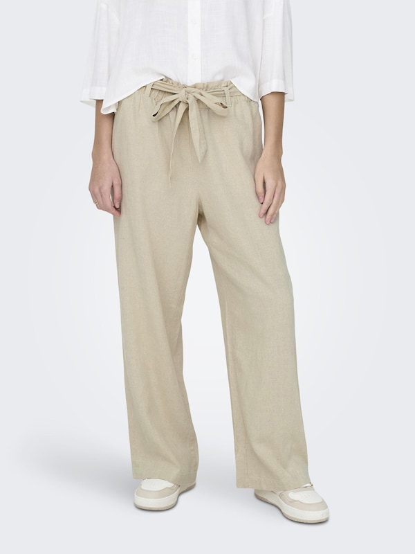 JDY Wide leg Pants 'Say' in Beige zollfrei