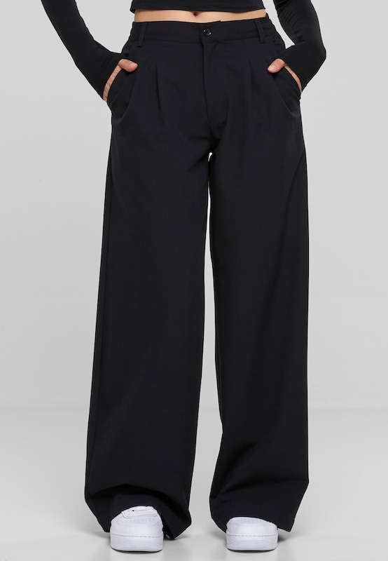 Urban Classics Wide leg Pants in Black Online